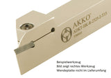 AKKO Außen-Stechhalter, kompatibel mit Horn-Stechplatte S224-4
<br/>links, Schaft 20 x 20 mm