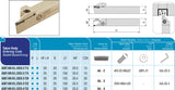 AKKO Außen-Stechhalter, kompatibel mit Kennametal-Stechplatte A4.-2
<br/>links, Schaft 20 x 20 mm