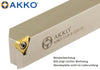 ADKT-T12P-L-2525-T5 AKKO Poly-V-Drehhalter 25 mm x 25 mm, kompatibel mit AKKO-Wendeplatte T12… 
<br/>Ausführung links