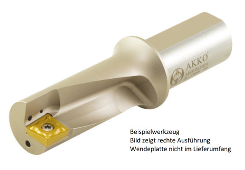<strong>AKKO</strong>-Multifunktionswerkzeug ø 14 mm, kompatibel mit Ceratizit, Iscar, Taegutec, Korloy XC..070304
<br/>links, Nutzlänge 2,25 x D