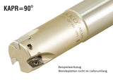 AKKO Wendeplatten-Schaftfräser ø 20 mm, 90°, kompatibel mit Walter ADMT 10T3..
<br/>Schaft-ø 20, ohne Innenkühlung, Z=3