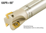 AKKO Wendeplatten-Schaftfräser ø 14 mm, 90°, kompatibel mit ISO AP.. 1003..
<br/>Schaft-ø 16, mit Innenkühlung, Z=1