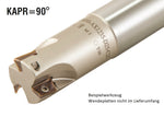 AKKO Wendeplatten-Schaftfräser ø 20 mm, 90°, kompatibel mit Sumitomo AX.T 1235..
<br/>Schaft-ø 20, mit Innenkühlung, Z=3