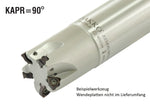 AKKO Wendeplatten-Schaftfräser ø 20 mm, 90°, kompatibel mit XTC-GSC WNGU 0403..
<br/>Schaft-ø 20, mit Innenkühlung, Z=3