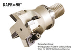 AKKO Einschraubfräser ø 20 mm, 95°, kompatibel mit Dijet XDHW 0206..
<br/>Gewindeschaft M10, mit Innenkühlung, Z=3