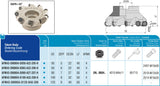 AKKO Planmesserkopf ø 50 mm, 43° Anstellwinkel, kompatibel mit ZCC ON.. 0604..
<br/>Schaft-Ausführung ø 22 mm (Typ A), mit Innenkühlung, Z=5