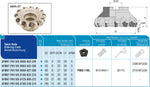 AKKO Planmesserkopf ø 50 mm, 67° Anstellwinkel, kompatibel mit ZCC PNEG 1105..
<br/>Schaft-Ausführung ø 22 mm (Typ A), ohne Innenkühlung, Z=5