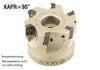 AKKO Eckmesserkopf ø 63 mm, 90° Anstellwinkel, kompatibel mit Dijet ADKT 150508
<br/>Schaft-Ausführung ø 27 mm (Typ A), mit Innenkühlung, Z=6