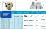 AKKO Eckmesserkopf ø 40 mm, 90° Anstellwinkel, kompatibel mit Kyocera BDMT 11T3..
<br/>Aufnahmebohrung ø 16 mm (Typ A), mit Innenkühlung, Z=5