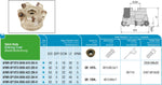 AKKO Messerkopf für Rundplatten, ø 63 mm, kompatibel mit Sumitomo QP.. 1204..
<br/>Schaft-Ausführung ø 22 mm (Typ A), mit Innenkühlung, Z=5