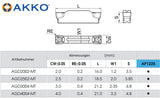 AKKO-Wendeplatte AGD2502-MT AP1225 für Stechwerkzeug
<br/>Hartmetallsorte für Stahl