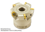 AKKO Hochvorschub-Messerkopf für Wendeplatten, ø 40 mm, kompatibel mit Taegutec BLMP 0904..
<br/>Schaft-Ausführung ø 16 (Typ A), mit Innenkühlung, Z=5
