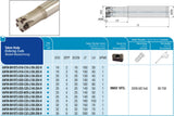 AKKO Hochvorschub-Schaftfräser ø 25 mm für Wendeplatten, kompatibel mit Pramet BNGX 10T3....
<br/>Schaft-ø 25, mit Innenkühlung, Z=4