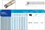 AKKO Hochvorschub-Schaftfräser ø 16 mm für Wendeplatten, kompatibel mit Pramet BNGX 10T3....
<br/>Schaft-ø 16, mit Innenkühlung, Z=2