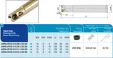 AKKO Hochvorschub-Schaftfräser ø 12 mm für Wendeplatten, kompatibel mit Kyocera LPGT 0102....
<br/>Schaft-ø 12, ohne Innenkühlung, Z=2