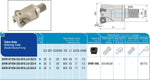 AKKO Hochvorschub-Einschraubfräser ø 32 mm, kompatibel mit Dijet SPNW 1004..
<br/>Gewindeschaft M16, mit Innenkühlung, Z=3