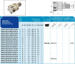 AKKO Hochvorschub-Einschraubfräser ø 40 mm, kompatibel mit Dijet YPHW 1003..
<br/>Gewindeschaft M16, mit Innenkühlung, Z=6