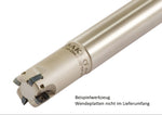 AKKO Hochvorschub-Schaftfräser ø 26 mm für Wendeplatten, kompatibel mit Dijet EP.. ZPMT YPHW 1003....
<br/>Schaft-ø 25, ohne Innenkühlung, Z=4, Durchmessertoleranz +/- 0,02 mm