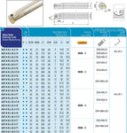 AKKO Innen-Stechhalter, kompatibel mit Korloy-Stechplatte MGM.-4
<br/>Schaft-ø 40, ohne Innenkühlung, links