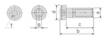 AKKO Schraube für Pratze für T-System, für M-System und Stechwerkzeuge
<br/>