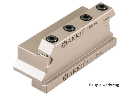 AKKO Spannblock für Stechschwert mit Schwerthöhe 26 mm, Spannschafthöhe 25 mm