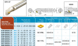 A25R SDXCR 11 AKKO Bohrstange ø 25 mm für DC.T. 11T3..
<br/>rechts, 93° Anstellwinkel, mit Innenkühlung