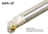 S25S SSSCL 09 AKKO Bohrstange ø 25 mm für SC.T. 09T3..
<br/>links, 45° Anstellwinkel, ohne Innenkühlung