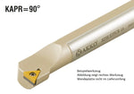 A12H STFCL 11 AKKO Bohrstange ø 12 mm für TC.T. 1102..
<br/>links, 90° Anstellwinkel, mit Innenkühlung