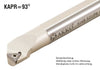 S16P STUPL 1103 AKKO Bohrstange ø 16 mm für TP.T. 1103..
<br/>links, 93° Anstellwinkel, ohne Innenkühlung