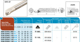 A20R STUPL 1103 AKKO Bohrstange ø 20 mm für TP.T. 1103..
<br/>links, 93° Anstellwinkel, ohne Innenkühlung