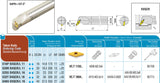 A25R SVQCL 16 AKKO Bohrstange ø 25 mm für VC.T. 1604..
<br/>links, 107.5° Anstellwinkel, mit Innenkühlung