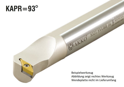 S16P SVUBR 11 AKKO Bohrstange ø 16 mm für VB.T. 1103..
<br/>rechts, 93° Anstellwinkel, ohne Innenkühlung