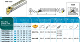 S32T TDQNR 11 AKKO Bohrstange ø 32 mm für DNM. 1104..
<br/>rechts, 107.5° Einstellwinkel