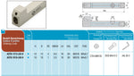 AKKO Grundhalter für modulares Langdrehautomaten-Werkzeug SEC-tools
<br/>Schaftgröße 16 x 16 mm, mit Innenkühlung