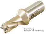 AKKO Wendeplatten-Vollbohrer ø 40 mm, Bohrtiefe 2xD
<br/>kompatibel mit ZCC SPGT 110408, Schaft-ø 32 mit Innenkühlung