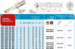 AKKO Wendeplatten-Vollbohrer ø 18,5 mm.5,Bohrtiefe 4xD
<br/>kompatibel mit Korloy SPMT/XOMT 0602.., Schaft-ø 25 mit Innenkühlung