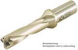 AKKO Wendeplatten-Vollbohrer ø 24 mm, Bohrtiefe 4xD
<br/>kompatibel mit Iscar SO.. 070305, Schaft-ø 25 mit Innenkühlung