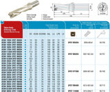 AKKO Wendeplatten-Vollbohrer ø 29 mm, Bohrtiefe 4xD
<br/>kompatibel mit ZCC SPGT 090408, Schaft-ø 25 mit Innenkühlung