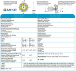 AKKO Wirbelring zum Gewindewirbeln für HANWHA-Maschine, Ringdurchmesser = 56 mm, kompatibel mit AKKO-Wendeplatte T09… 
<br/>