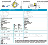 AKKO Wirbelring zum Gewindewirbeln für HANWHA-Maschine, Ringdurchmesser = 56 mm, kompatibel mit AKKO-Wendeplatte T09… 
<br/>