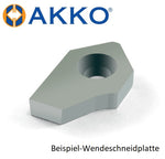 AKKO Wendeplatte aus Hartmetall für Ventilsitzbearbeitung, S° = 45º mm