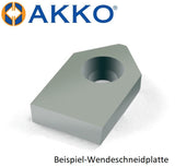 AKKO Wendeplatte aus Hartmetall für Ventilsitzbearbeitung, S° = 35°