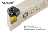 CKJNR 2525 M16 AKKO Außen-Drehhalter C-System 93° für KNUX 1604..
<br/>rechts Schaft 25 x 25 mm