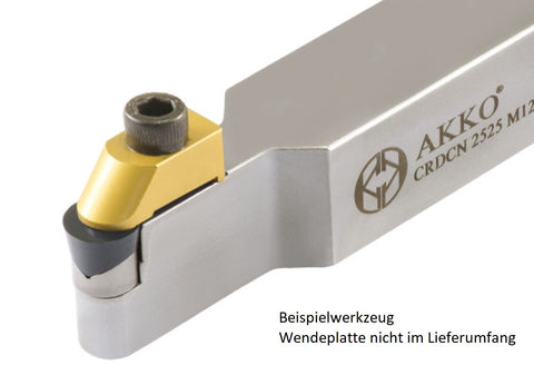 CRDCN 2525 M09CV AKKO Außen-Drehhalter C-System für RCGX 090700
<br/>neutral Schaft 25 x 25 mm