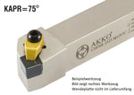 CSRNR 3232 P1207C AKKO Außen-Drehhalter C-System 75° für SN.N 1207..
<br/>rechts Schaft 32 x 32 mm