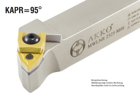 Akko-Außen-Drehhalter 95° für WNM. 0804.. rechts Schaft 20 x mm - 8699459001304 - Drehhalter