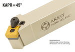 PSSNL 4040 S25C AKKO Außen-Drehhalter 45° für SNM. 2509..
<br/>links Schaft 40 x 40 mm