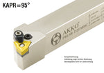 Akko-Außen-Drehhalter 95° für WNM. 0804..
<br/>rechts Schaft 16 x 16 mm