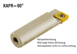 S1265 SCACL 09 AKKO Kurzdrehhalter ø 12 mm für ISO-WSP CC.. 09T3..
<br/>links, 90° Anstellwinkel