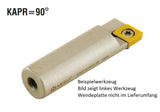 S20E SCACL 09 AKKO Kurzdrehhalter ø 20 mm für ISO-WSP CC.. 09T3..
<br/>links, 90° Anstellwinkel